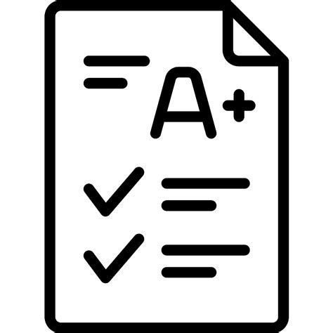 Test Exam Vector Svg Icon Svg Repo