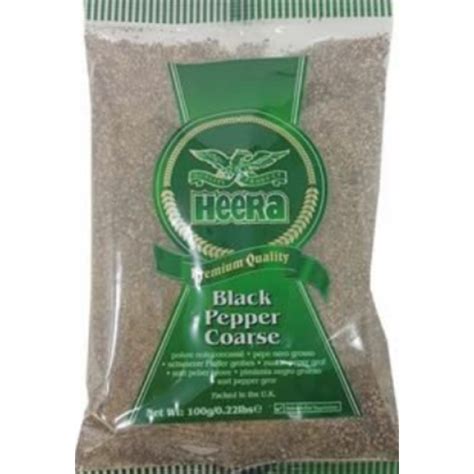 Heera Black Pepper Coarse 100g Forest Foods