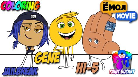 Gene From Emoji Movie Coloring Pages