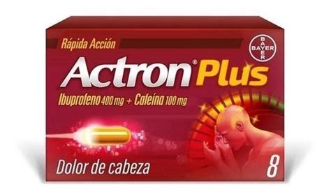 Actron Plus Mg Capsulas Blandas Bayer Actron Venta Libre