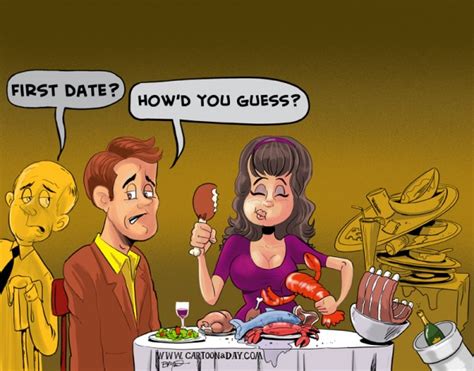 Funny First Date Cartoon