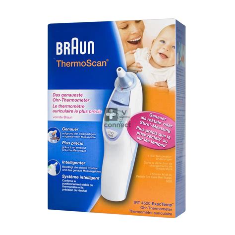 Braun Thermoscan Thermometre Auriculaire Irt 4520