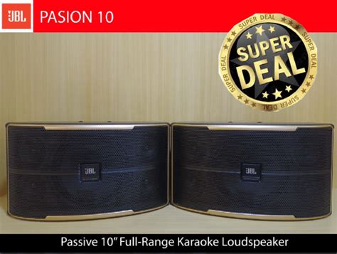 JBL Pasion 10 Passive 10 Karaoke Speaker Lazada