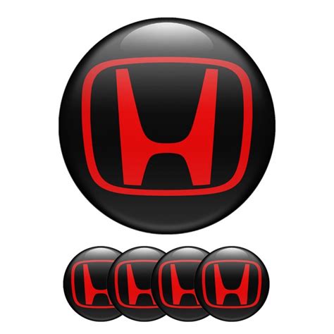 Black And Red Honda Logo