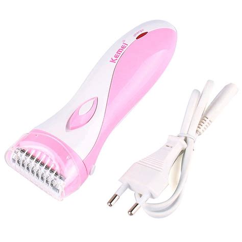 Kemei Km Electric Rechargeable Lady Shaver Hair Remover Epilator