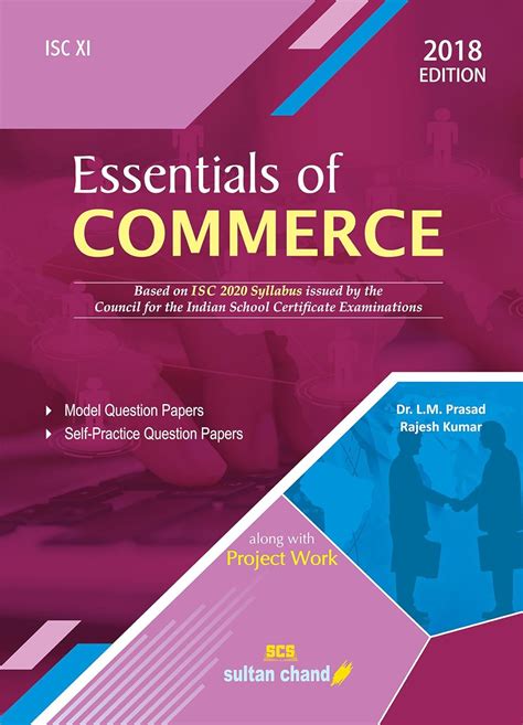 Buy Essentials Of Commerce Isc Xi 2018 19 Session Textbook For Isc Class Xi Book