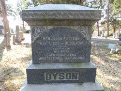 Benjamin Franklin Dyson Sr M Morial Find A Grave