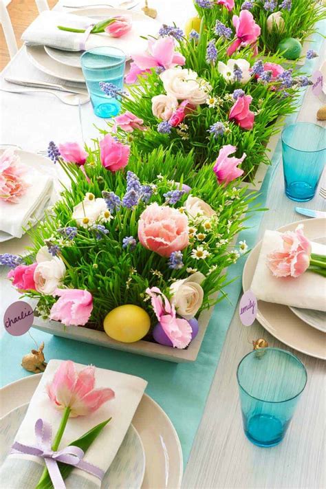 32 Incredibly Stylish And Inspiring Easter Table Centerpiece Ideas