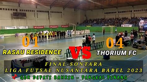 Final Sontara Liga Futsal Nusantara Bangka Belitung Youtube