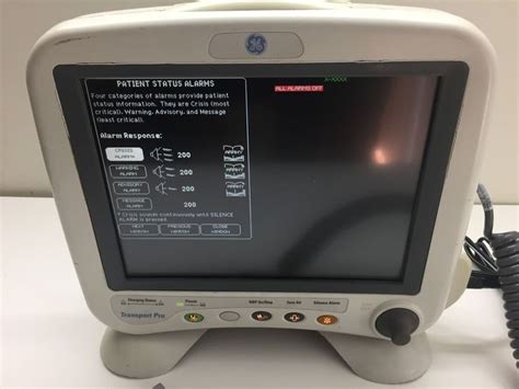 Ge Healthcare Transport Pro Patient Monitor Monitor Ge Healthcare