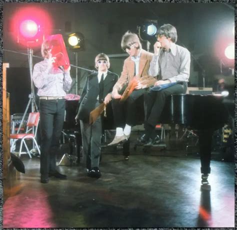 The Beatles Poster Page Filming Paperback Writer Promo John Lennon