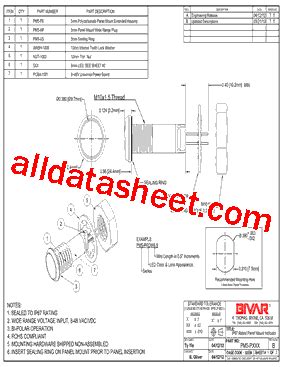 PM5 PRD Datasheet PDF List Of Unclassifed Manufacturers