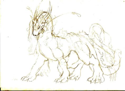 Eastern Dragon Sketch By Lyrebirdjacki On Deviantart