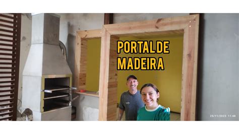 COMO FAZER PORTAL DE MADEIRA Cozinha rústica YouTube