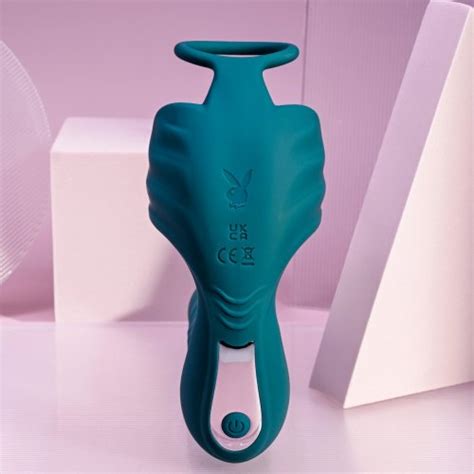 Playboy Pleasure Bring It On Thrusting Anal Plug With Cock Ring And Ball Vibe Sex Toy HotMovies