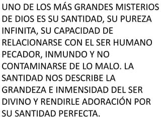 Qu Significa Santidad En La Biblia Un An Lisis Profundo Para El