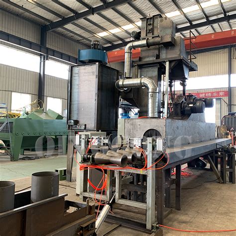 Gas Cylinder Shot Blasting Machine Shipped To Ireland Qingdao