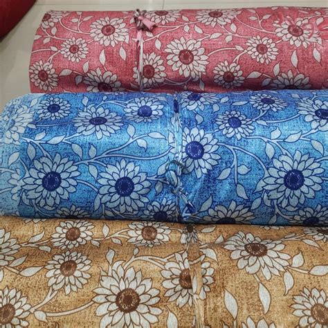 15 Kg Printed Polyester Curtain Fabric For To Make Curtains GSM 220