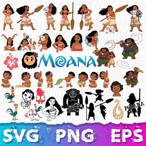 Moana SVG Cricut Moana SVG Moana SVG Birthday Moana PNG Inspire