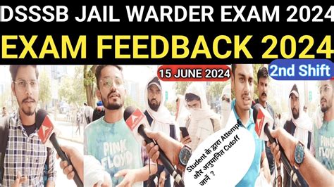 Dsssb Jail Warder Exam Review Dsssb Jail Warder Exam Analysis