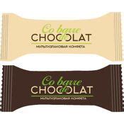 Мультизлаковые конфеты CO BARRE DE CHOCOLAT с белой и темной ...