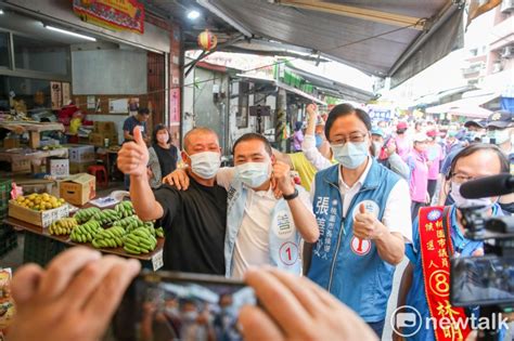 侯友宜張善政合體市場拜票 打造新北桃園共好生活圈 政治 Newtalk新聞