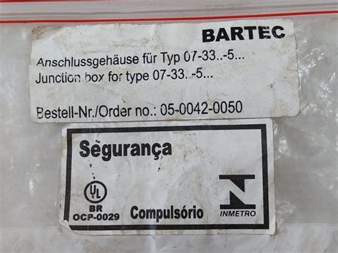 Bartec 05-0042-0050 Junction Box - Aeliya Marine