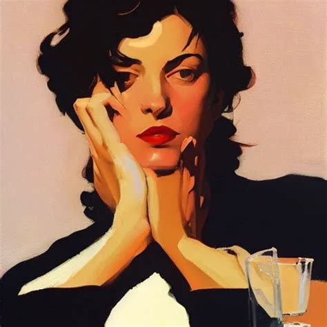 Artwork By Jack Vettriano W Stable Diffusion