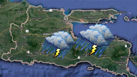 Waspada Cuaca Ekstrem Di Wilayah Jawa Timur BMKG Ungkap Pemicunya