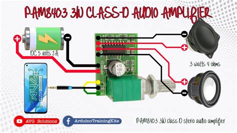 Pam8403 Amplifier Module Youtube