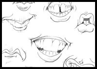 How To Draw Mouths Lessons How To Draw The Face Drawing Tutorials