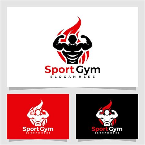 Plantilla De Dise O De Vector De Logotipo De Gimnasio Deportivo