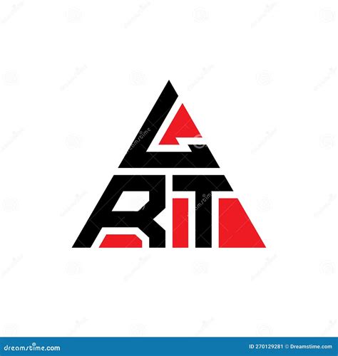 Lrt Triangle Letter Logo Design With Triangle Shape Lrt Triangle Logo