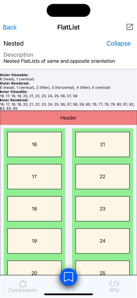 Nested Virtualized Lists In Opposing Directions Firing All