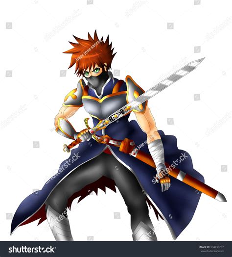 Anime Male Swordsman