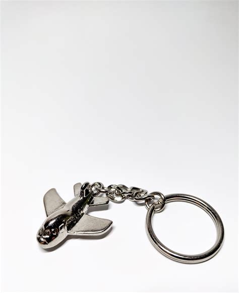 Airplane Keychain Aircraft Keyring Aviation Tpilot T Etsy