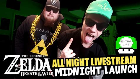 Zelda Breath Of The Wild Nintendo Switch Midnight Launch All Night