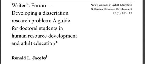 Dr Tahani Hassan On Twitter Rt Aosi Developing A Dissertation