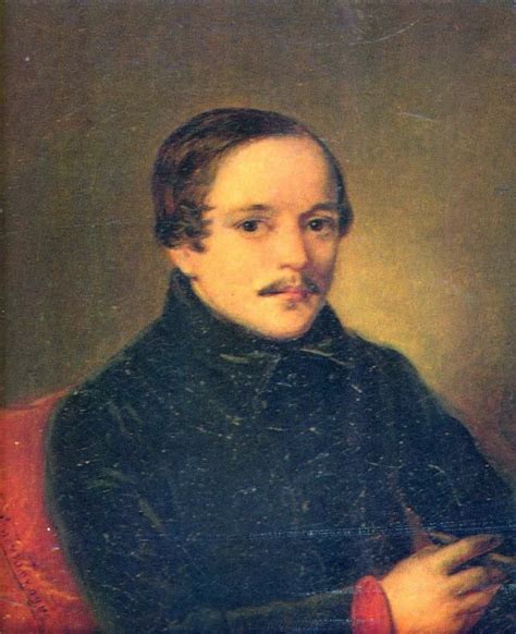 Portrait Of Poet Mikhail Lermontov Vintage Artwork By Pyotr Zabolotsk