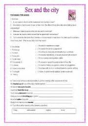 Sex And The City First Episode Of The First Season Esl Worksheet By Danibauer