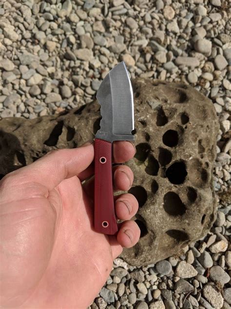 The Canid Edc Knife Hand Made Knife Custom Knives Bushcraft Knife