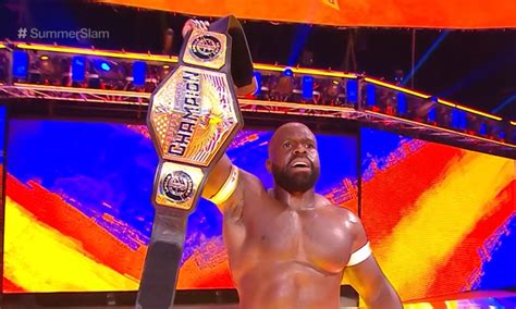 Wwe Summerslam Apollo Crews Retains United States Championship Shelton