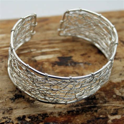 Bracelet Manchette En Argent Sterling Fil CEM 003 Etsy France