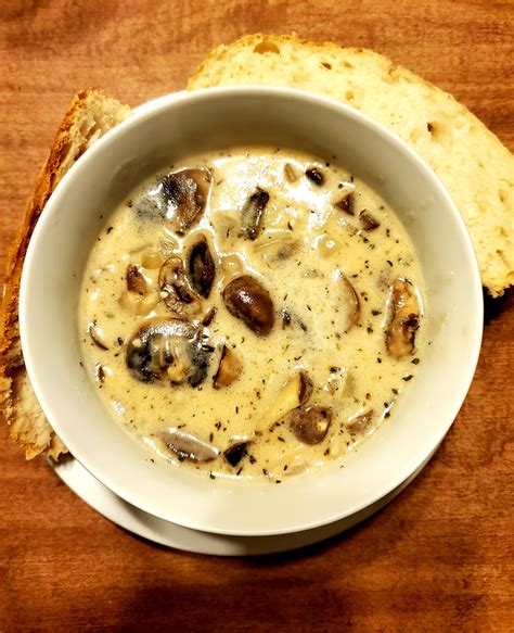 Wild Mushroom Soup With Sherry And Thyme Rsoup