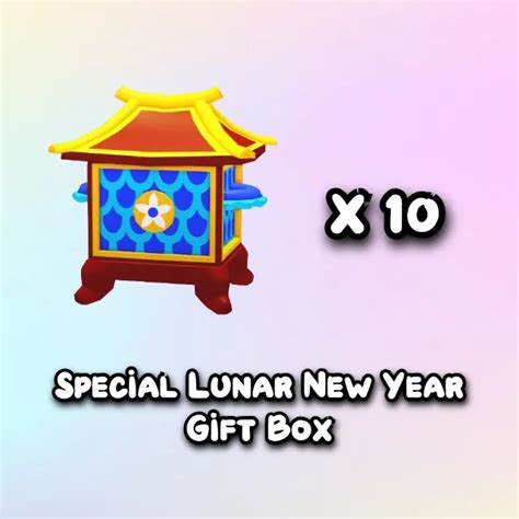 Special Lunar New Year Gift Box Roblox Game Items Gameflip