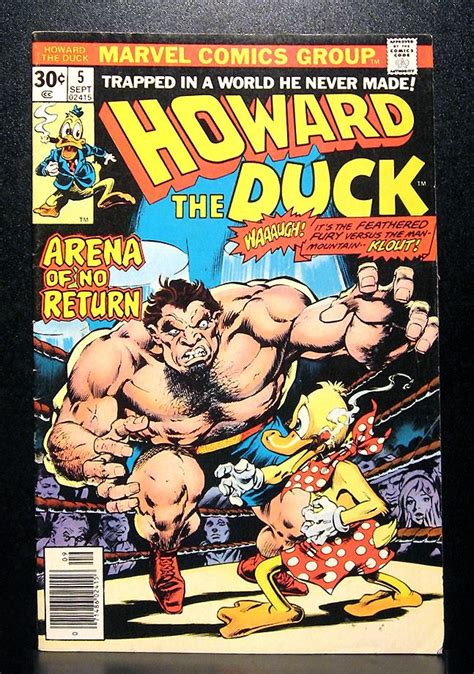 Comics Marvel Howard The Duck 5 1976 Gene Colan Art Hobbies And Toys Books And Magazines