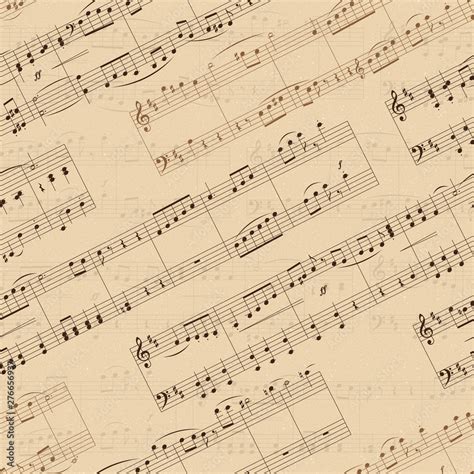 Antique Sheet Music Background