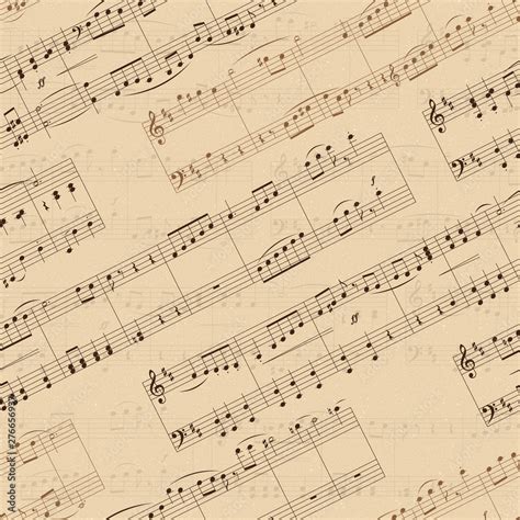 Explore Our Selection Of Vintage Music Notes Background For Your