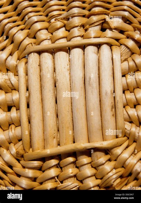 Basket Weave Weaving Cane Work Baskets Stock Photo Alamy