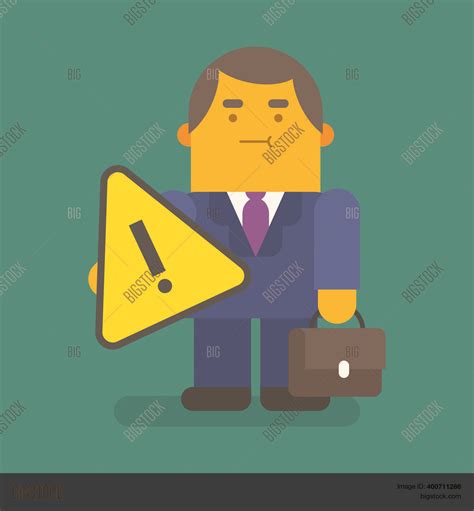 Businessman Holding Vector Photo Free Trial Bigstock